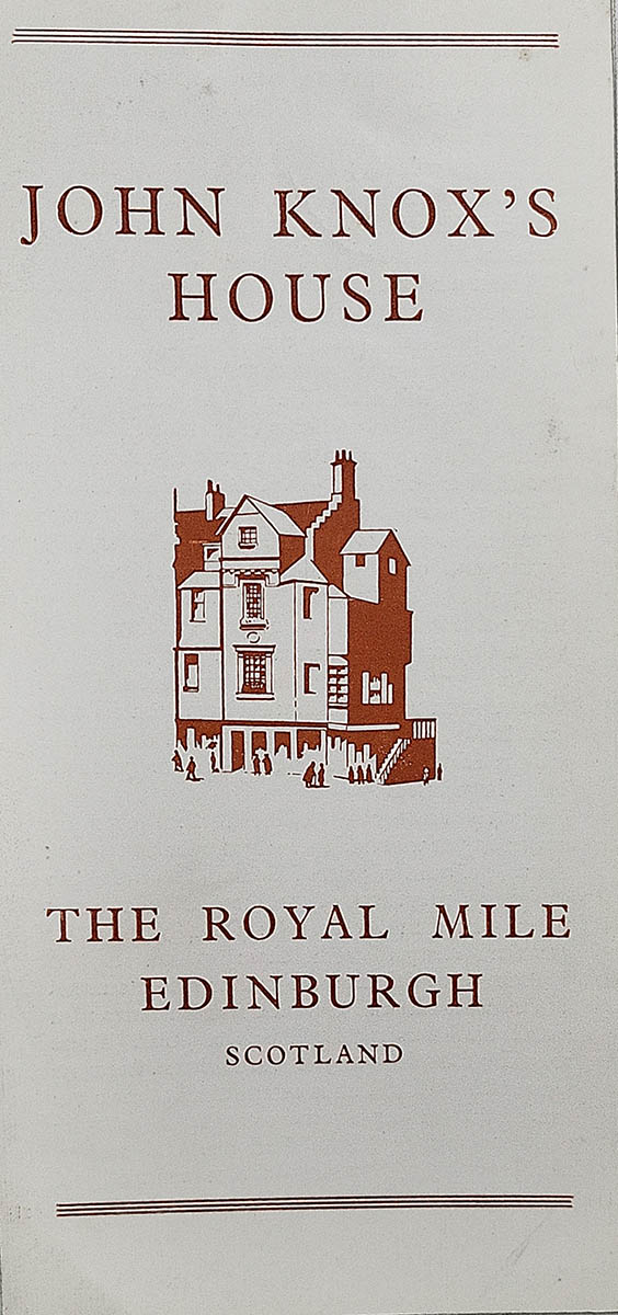 John Knox's House. The Royal Mile Edinburgh, Scotland